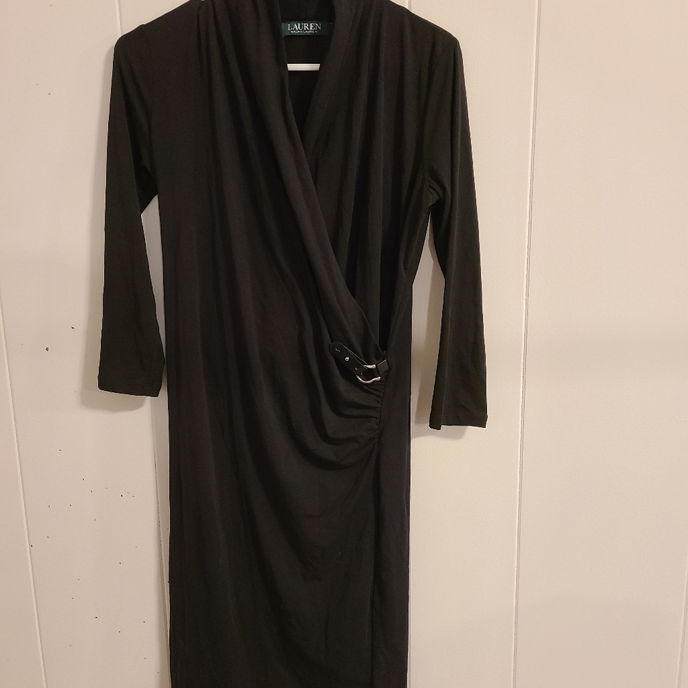 Ralph Lauren black with buckle dress S & XS